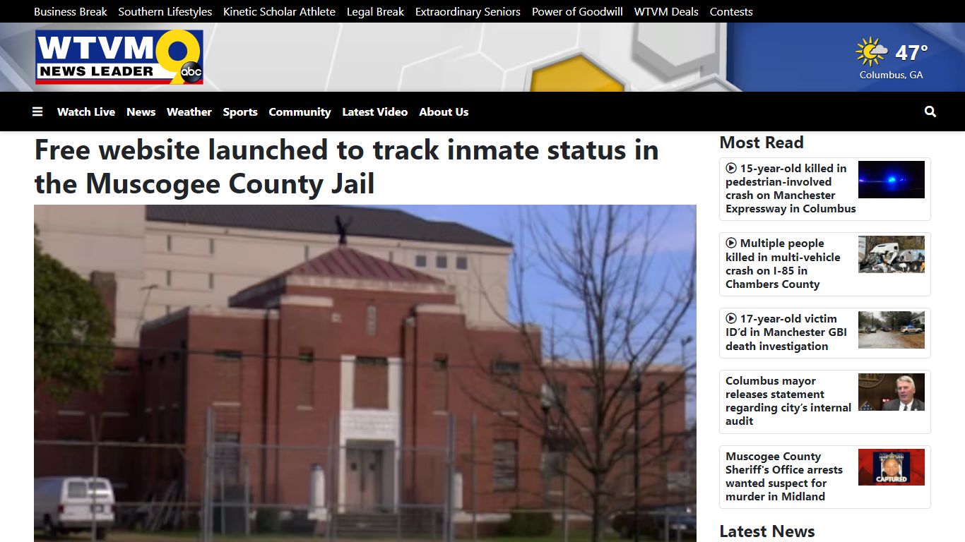 Free website launched to track inmate status in the Muscogee County Jail